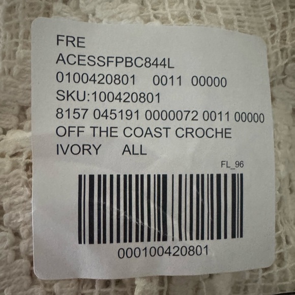 FREE PEOPLE Off The Coast Crochet Layer CARDIGAN - Picture 9 of 9